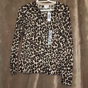 Cheetah Print Cardigan